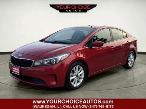 Red 2017 Kia Forte S for sale in Waukegan, IL