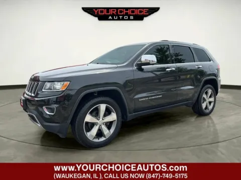 Black 2016 Jeep Grand Cherokee Limited for sale in Waukegan, IL