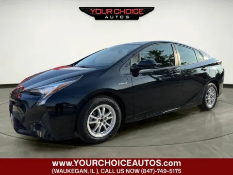 Black 2018 Toyota Prius Four Touring 4dr Hatchback for sale in Waukegan, IL