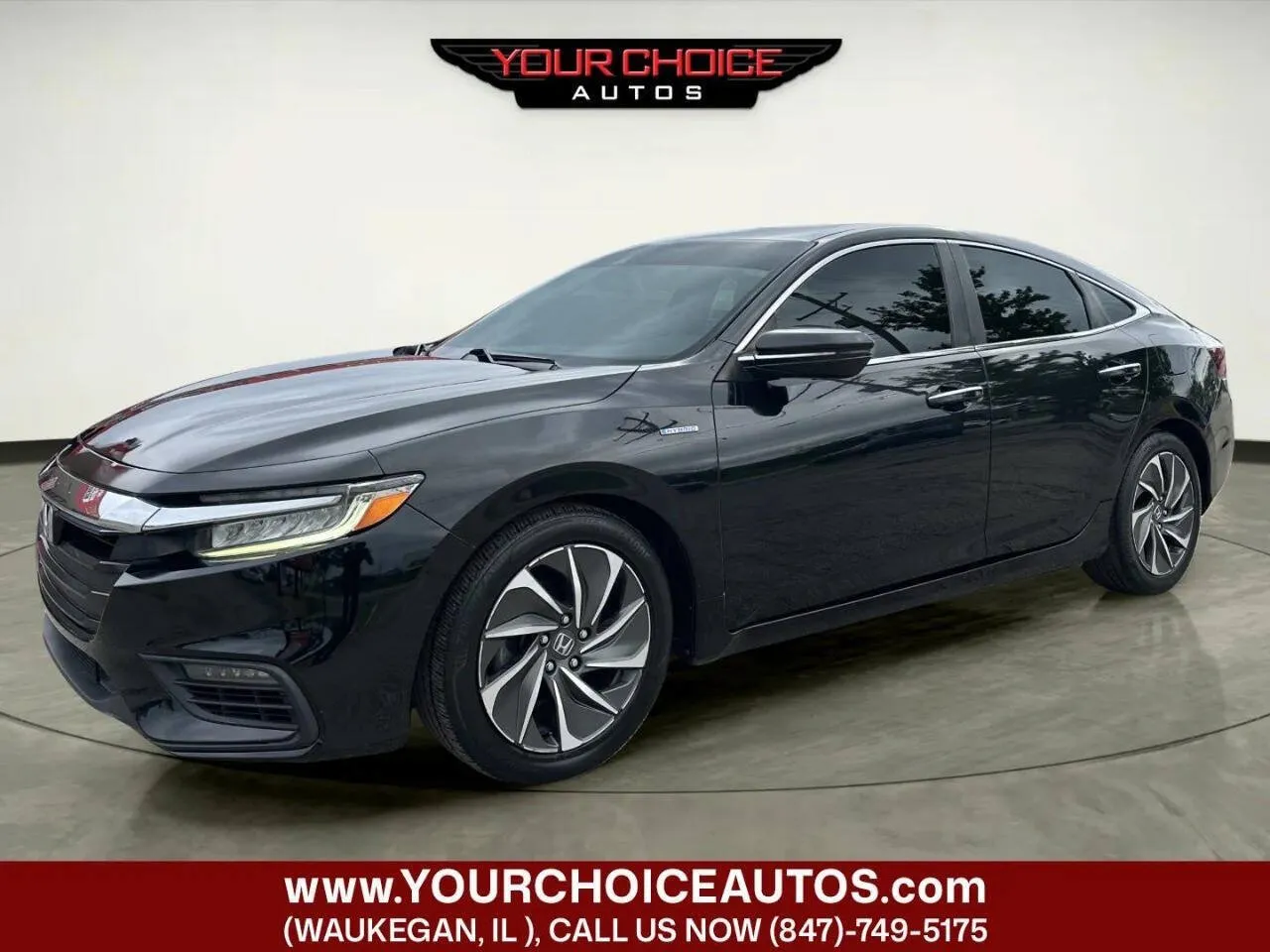 Black 2019 Honda Insight Touring for sale in Waukegan, IL