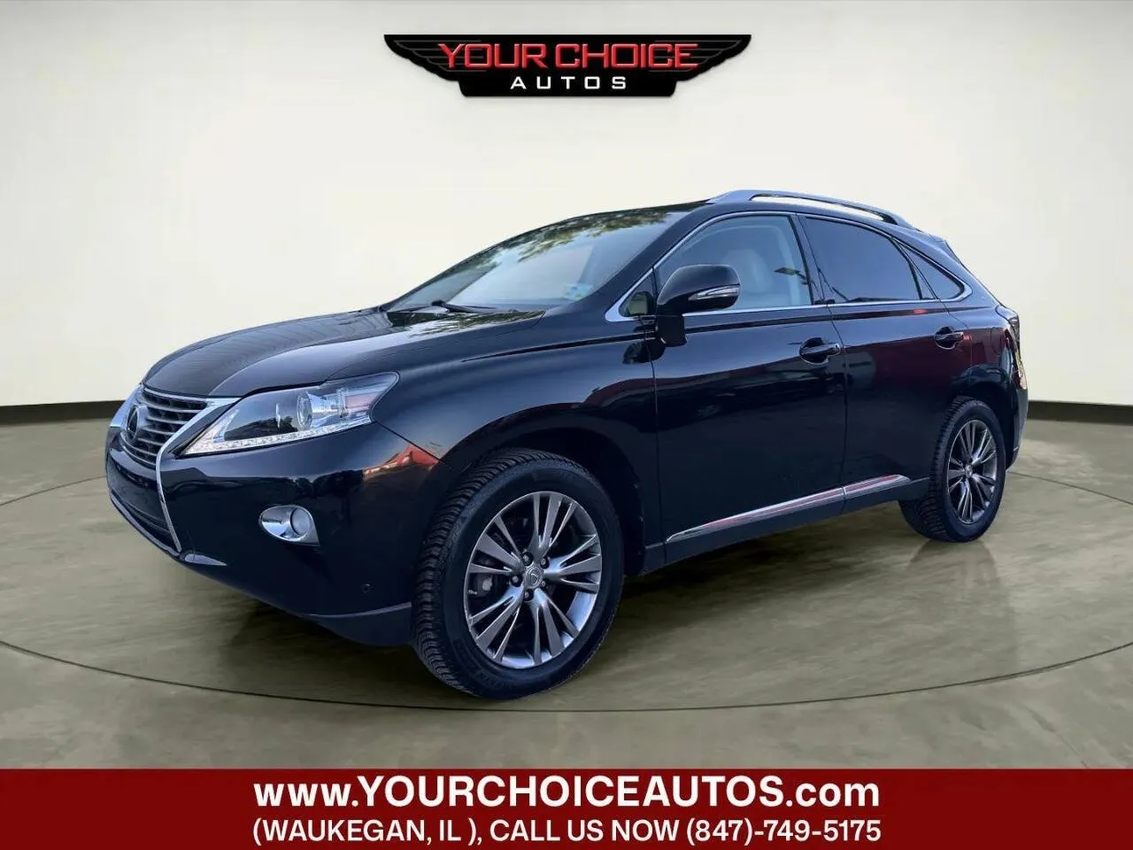 Black 2013 Lexus RX 350 Base 4dr SUV for sale in Waukegan, IL