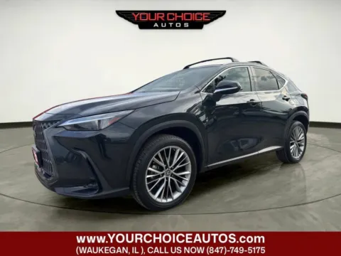 Black 2022 Lexus NX 350h Luxury for sale in Waukegan, IL