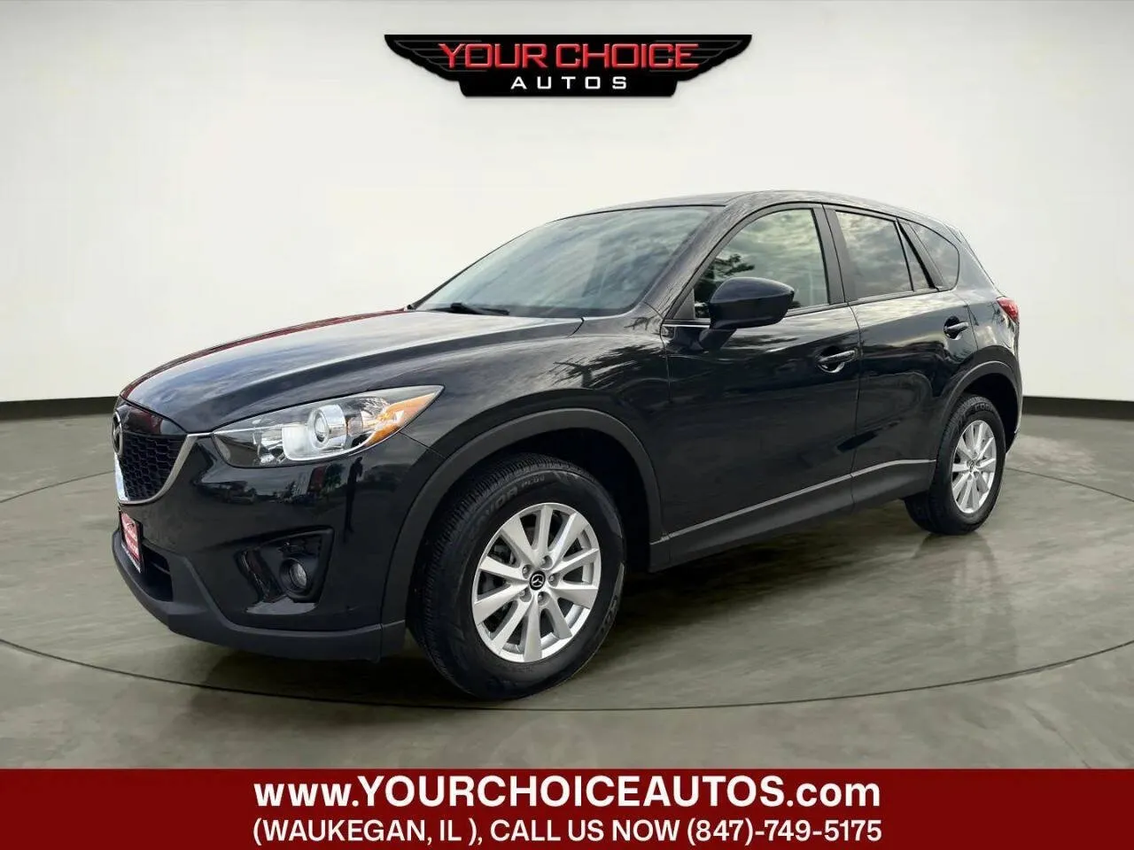 Black 2013 Mazda CX-5 Touring for sale in Waukegan, IL