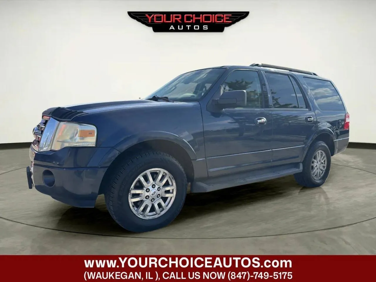 Blue 2014 Ford Expedition King Ranch 4x2 4dr SUV for sale in Waukegan, IL