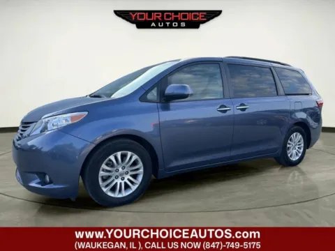 Blue 2015 Toyota Sienna XLE 8 Passenger 4dr Mini Van for sale in Waukegan, IL