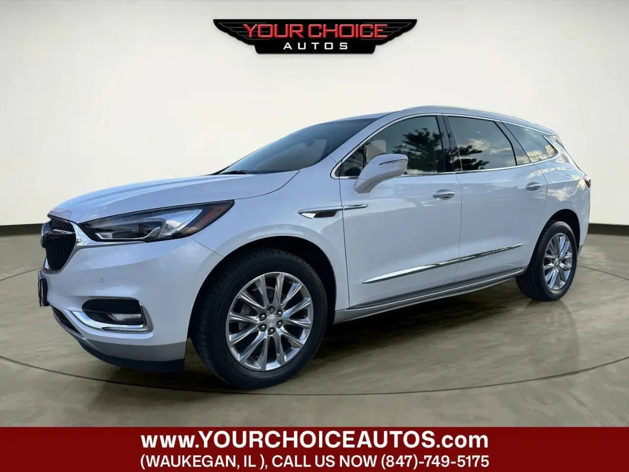 White 2019 Buick Enclave Premium for sale in Waukegan, IL
