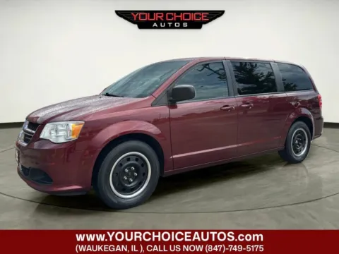 Red 2018 Dodge Grand Caravan SE for sale in Waukegan, IL