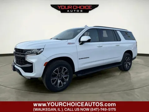 White 2022 Chevrolet Suburban Z71 for sale in Waukegan, IL