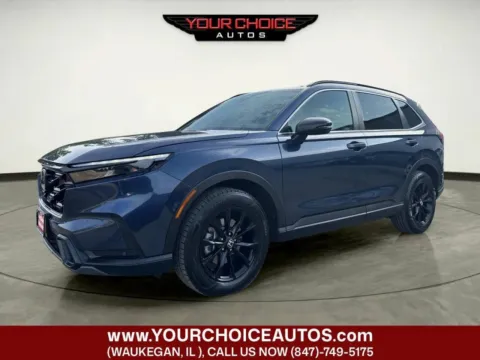 Blue 2024 Honda CR-V Hybrid Sport-L for sale in Waukegan, IL