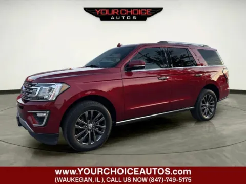 Red 2019 Ford Expedition Limited for sale in Waukegan, IL