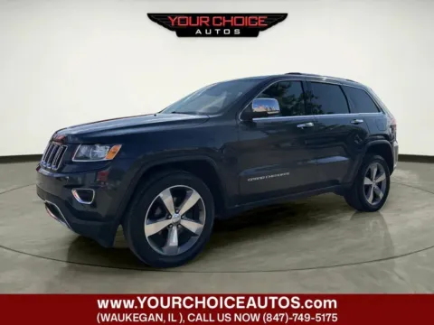 Blue 2016 Jeep Grand Cherokee Limited for sale in Waukegan, IL