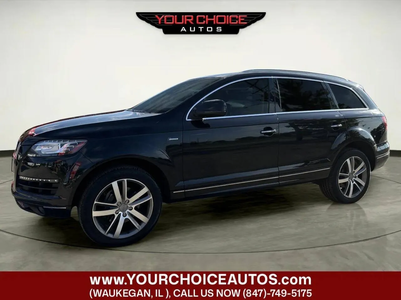 Black 2015 Audi Q7 3.0T Premium Plus for sale in Waukegan, IL
