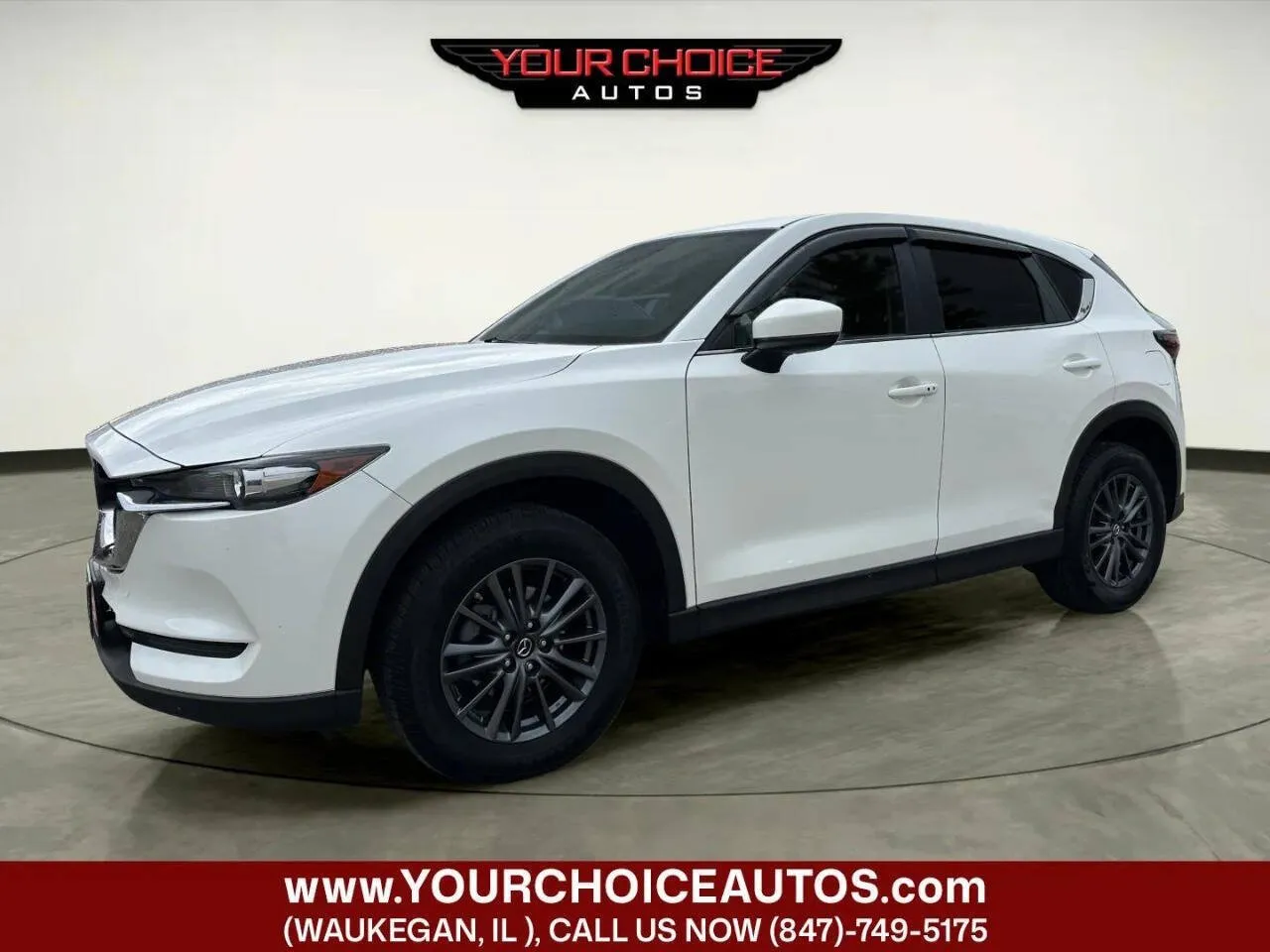White 2020 Mazda CX-5 Touring for sale in Waukegan, IL