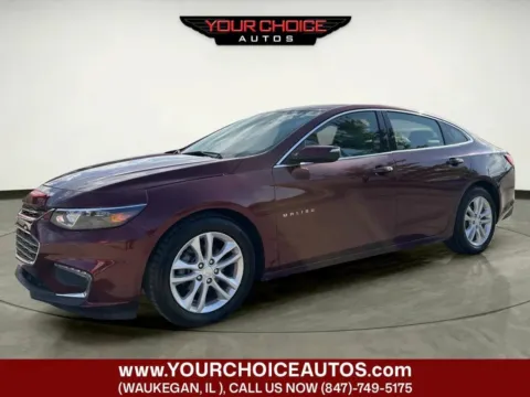 Red 2016 Chevrolet Malibu LT for sale in Waukegan, IL