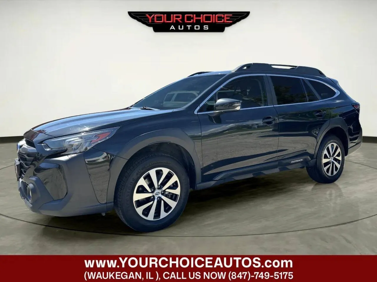 Black 2023 Subaru Outback Premium for sale in Waukegan, IL