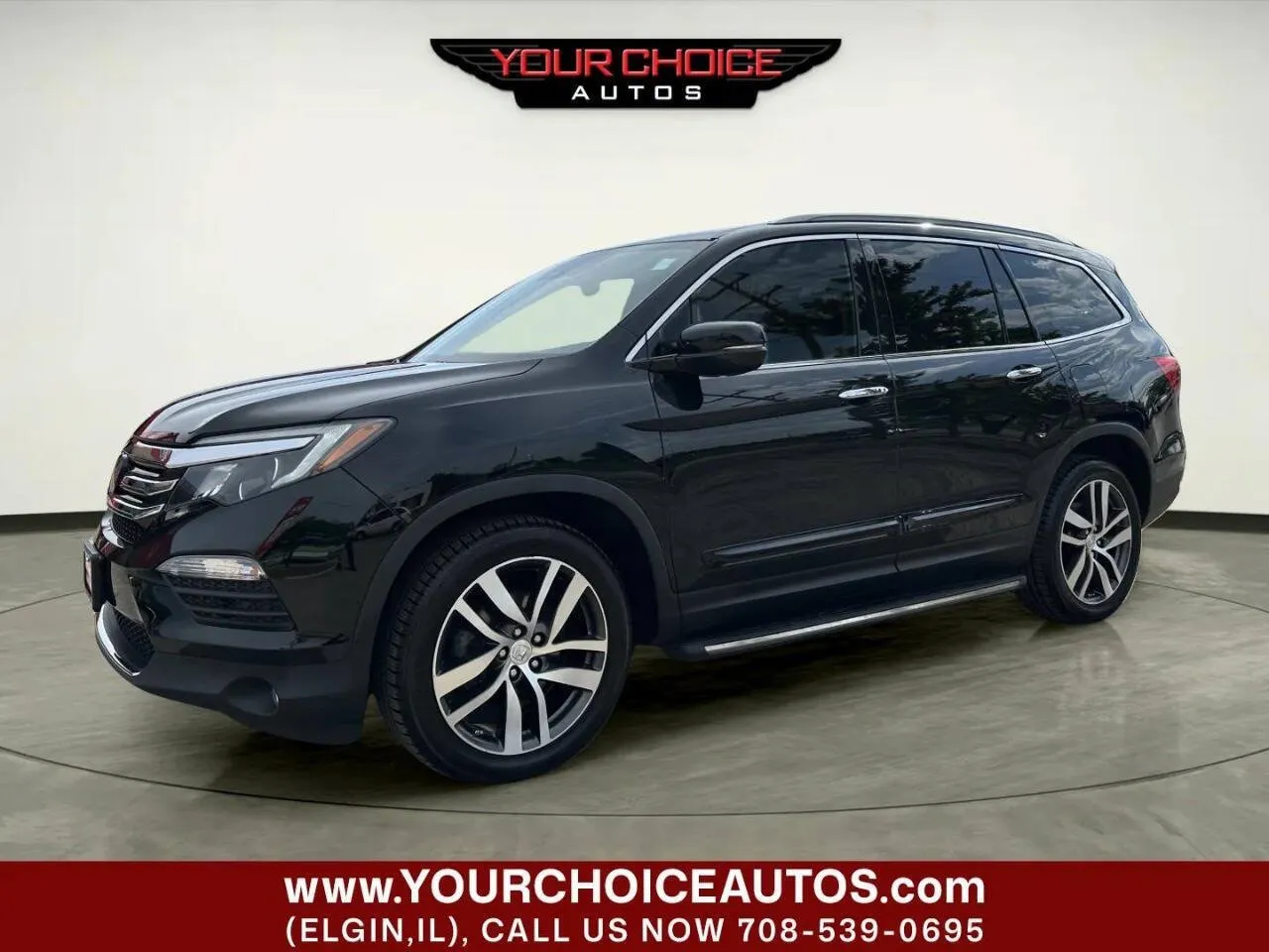 Black 2017 Honda Pilot Touring for sale in Waukegan, IL