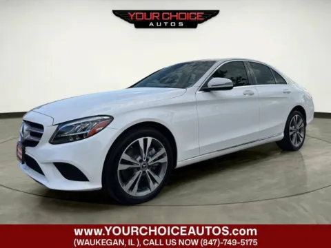 White 2021 Mercedes-Benz C-Class C 300 for sale in Waukegan, IL