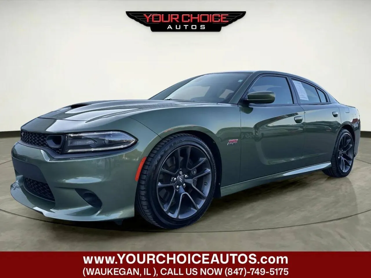 Green 2021 Dodge Charger Scat Pack for sale in Waukegan, IL