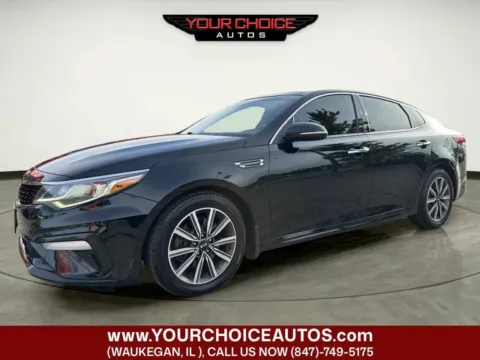 Black 2019 Kia Optima EX for sale in Waukegan, IL