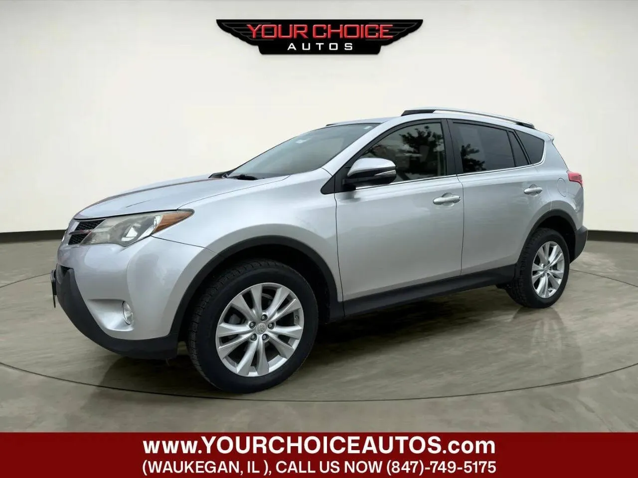 Silver 2013 Toyota RAV4 Limited for sale in Waukegan, IL