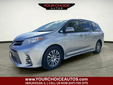 Silver 2020 Toyota Sienna XLE 8 Passenger 4dr Mini Van for sale in Waukegan, IL