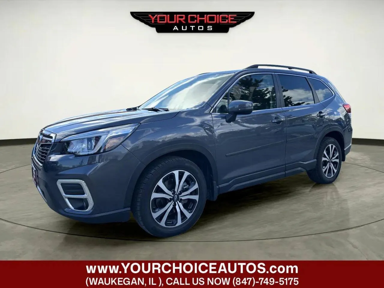 Gray 2020 Subaru Forester Limited for sale in Waukegan, IL