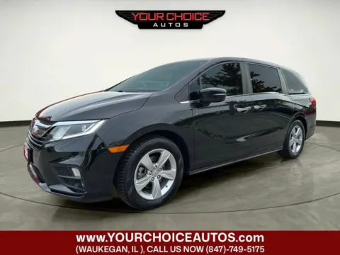 Black 2019 Honda Odyssey EX L 4dr Mini Van for sale in Waukegan, IL