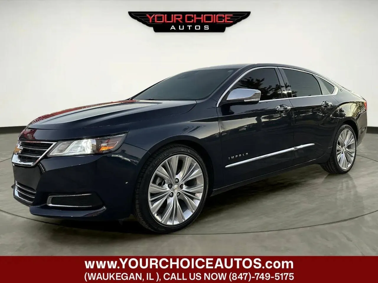 Blue 2015 Chevrolet Impala LTZ for sale in Waukegan, IL
