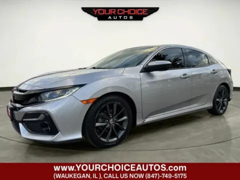 Silver 2020 Honda Civic Hatchback EX for sale in Waukegan, IL