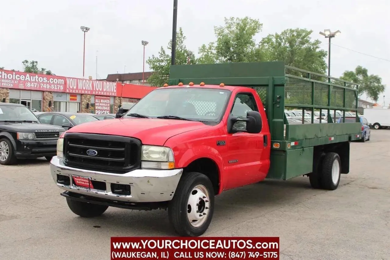 2002 Ford Super Duty F-550 DRW 4X2 2dr Regular Cab 140.8 200.8 in. WB for sale in Waukegan, IL