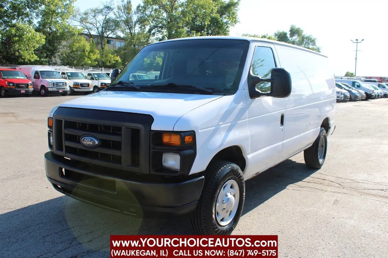 White 2013 Ford Econoline Cargo Van E 350 SD 3dr Cargo Van for sale in Waukegan, IL