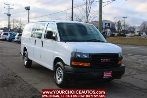 White 2021 GMC Savana Cargo Van 2500 3dr Cargo Van for sale in Waukegan, IL