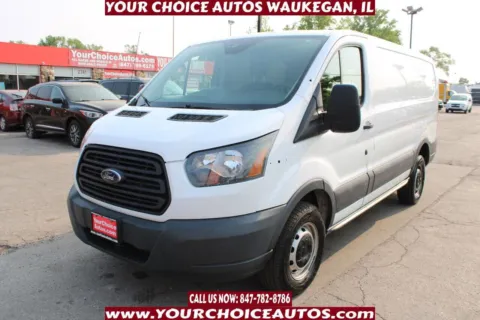 White 2016 Ford Transit Cargo Van 250 3dr SWB Low Roof Cargo Van w/60/40 Passenger Side Doors for sale in Waukegan, IL
