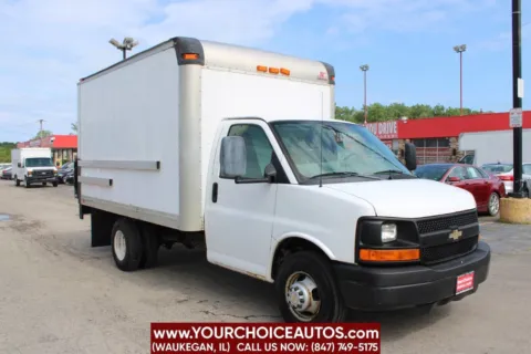 White 2012 Chevrolet Express Commercial Cutaway Work Van for sale in Waukegan, IL