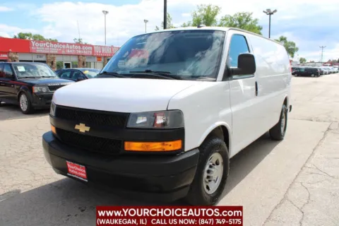 White 2020 Chevrolet Express Cargo Van 2500 3dr Cargo Van for sale in Waukegan, IL