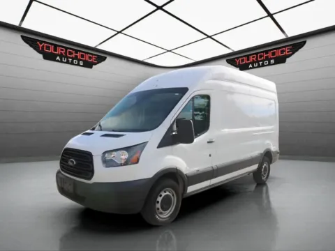 White 2018 Ford Transit Van 250 3dr LWB High Roof Cargo Van w/Sliding Passenger Side Door for sale in Waukegan, IL