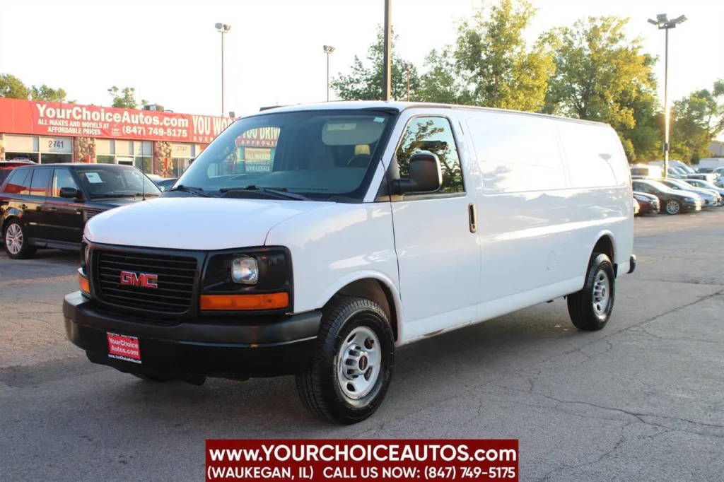 Gmc Savana White Utility Van For Sale Certified Pre-Owned 2023 GMC