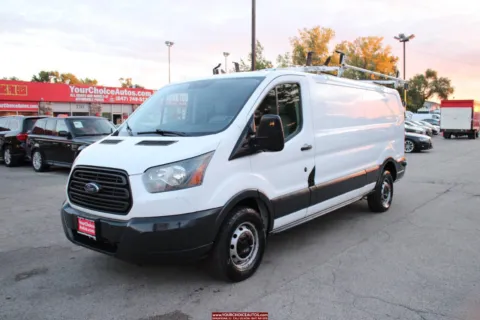 White 2015 Ford Transit Cargo Van 350 3dr LWB Low Roof Cargo Van w/60/40 Passenger Side Doors for sale in Waukegan, IL
