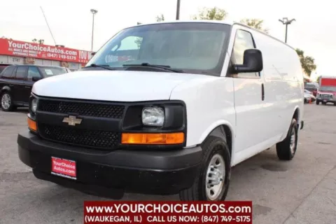 White 2016 Chevrolet Express Cargo Van 2500 3dr Cargo Van w/1WT for sale in Waukegan, IL