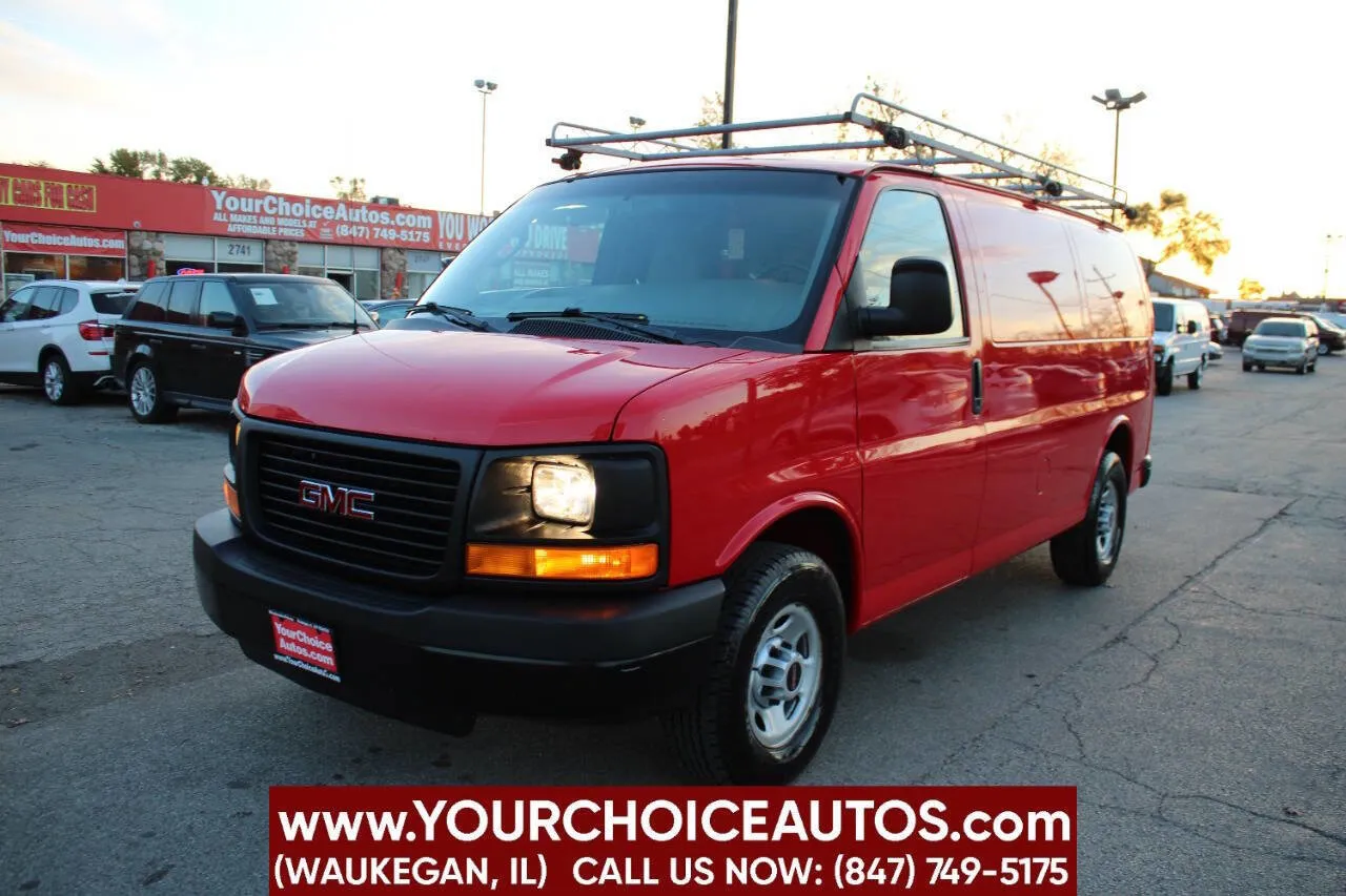 Red 2016 GMC Savana Cargo Van 3500 3dr Cargo Van w/1WT for sale in Waukegan, IL