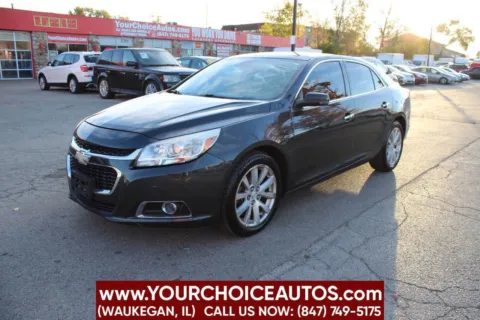 Gray 2014 Chevrolet Malibu LTZ for sale in Waukegan, IL