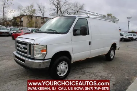 White 2009 Ford Econoline Cargo Van E 250 3dr Cargo Van for sale in Waukegan, IL