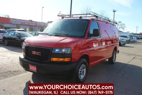 Red 2018 GMC Savana Cargo Van 3500 3dr Cargo Van for sale in Waukegan, IL