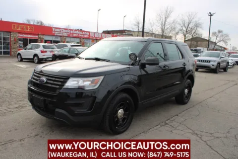Black 2019 Ford Police Interceptor Utility AWD 4dr SUV for sale in Waukegan, IL
