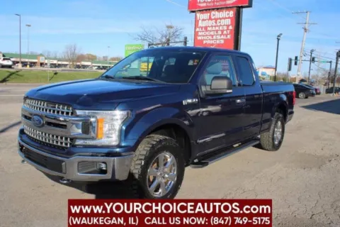 Blue 2018 Ford F-150 XLT 4x4 4dr SuperCab 6.5 ft. SB for sale in Waukegan, IL