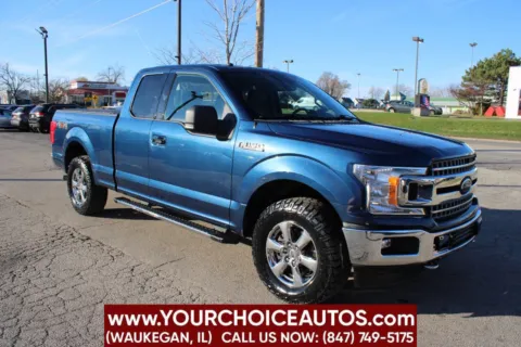 Blue 2018 Ford F-150 XLT 4x4 4dr SuperCab 6.5 ft. SB for sale in Waukegan, IL