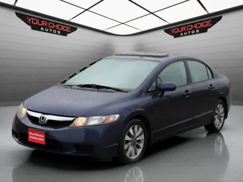 Blue 2009 Honda Civic Sdn EX for sale in Waukegan, IL