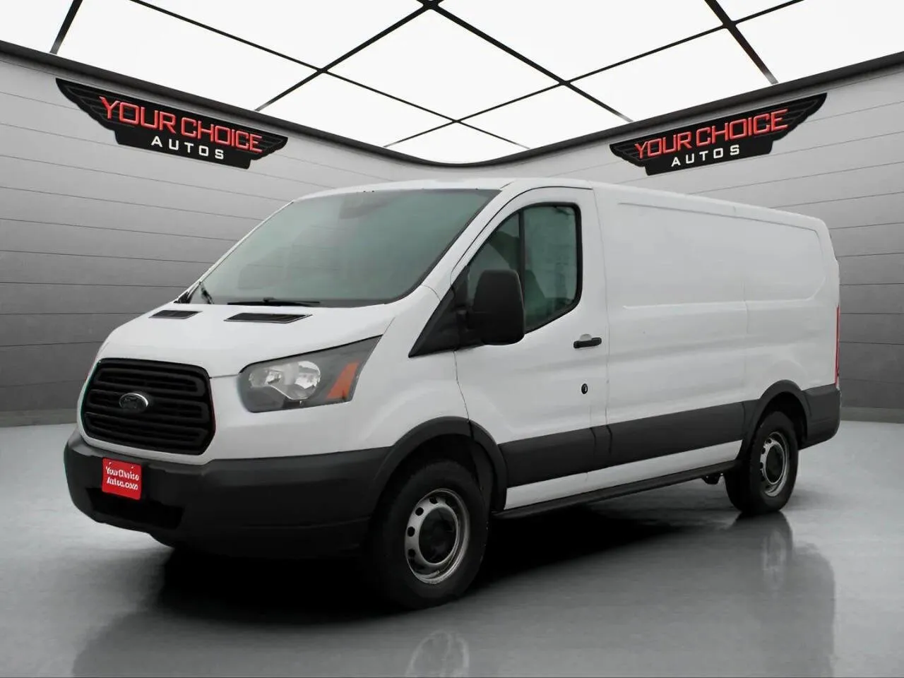 White 2016 Ford Transit Cargo Van 250 3dr SWB Low Roof Cargo Van w/60/40 Passenger Side Doors for sale in Waukegan, IL