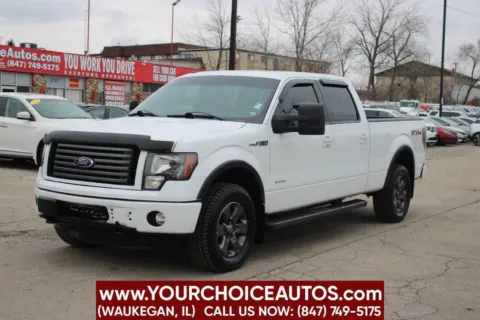 White 2011 Ford F-150 FX4 4x4 4dr SuperCrew Styleside 5.5 ft. SB for sale in Waukegan, IL