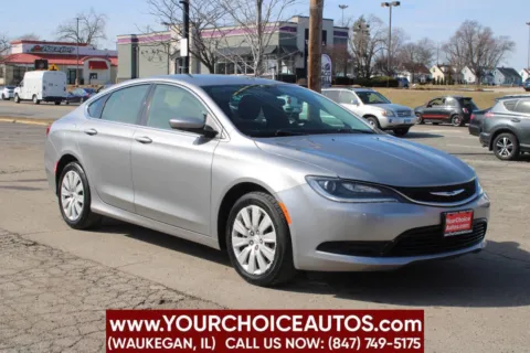 Silver 2015 Chrysler 200 LX for sale in Waukegan, IL